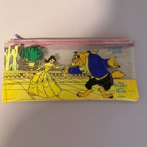 Beauty and the Beast 1990’s Pencil Pouch